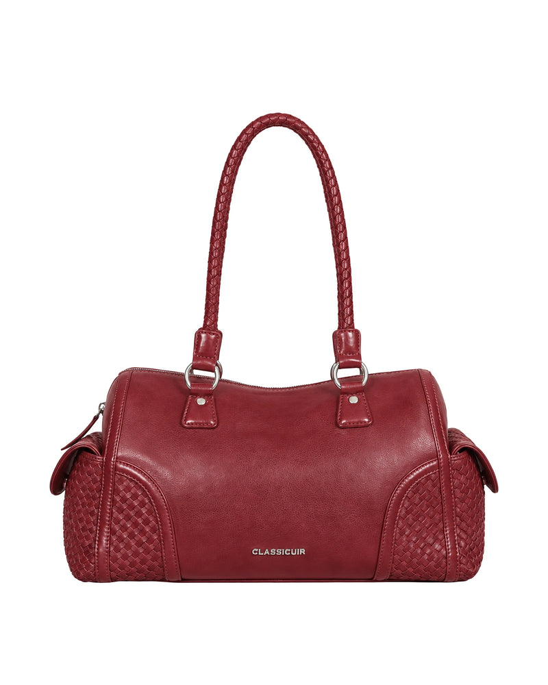 Lyon Side Pocket Weave Shoulder Bag