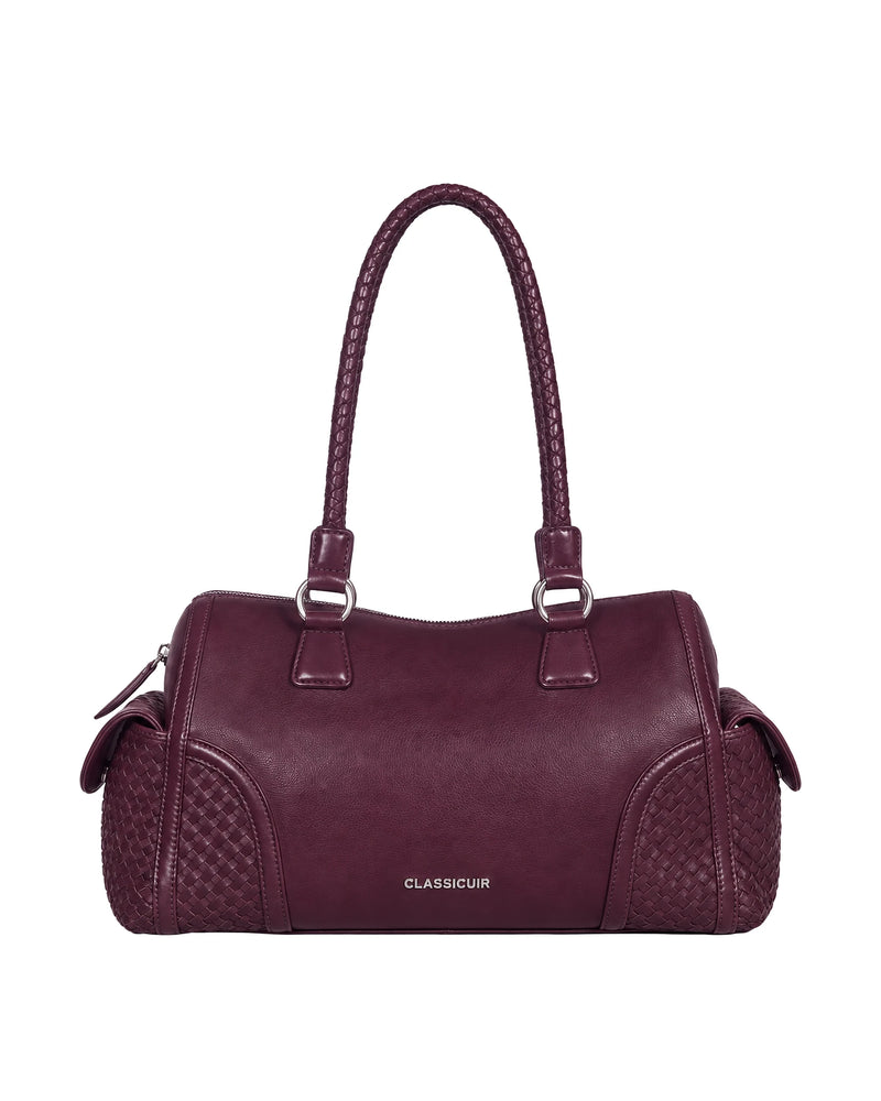 Lyon Side Pocket Weave Shoulder Bag