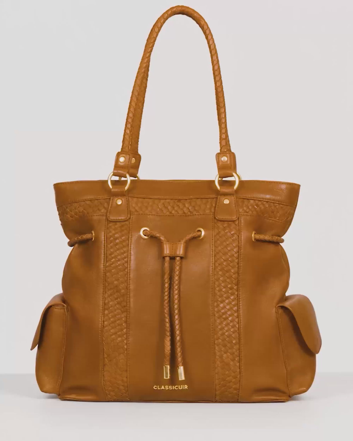 Lyon Drawstring Weaved Bag