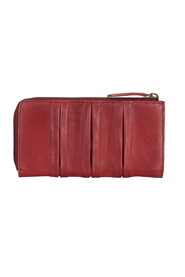 Nice Pleats Zipperd Wallet
