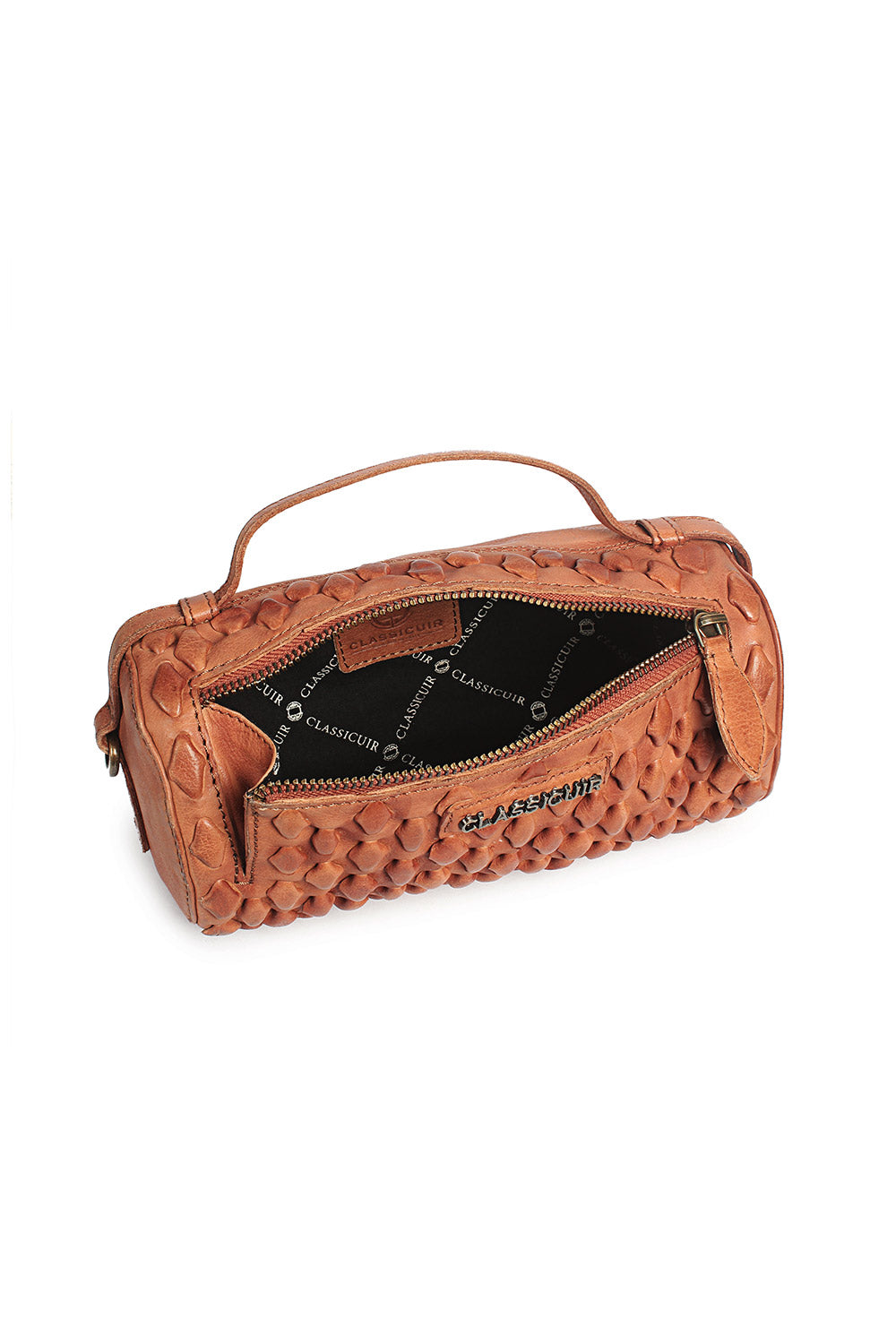 Orleans Padded Weave Mini Bowler Bag