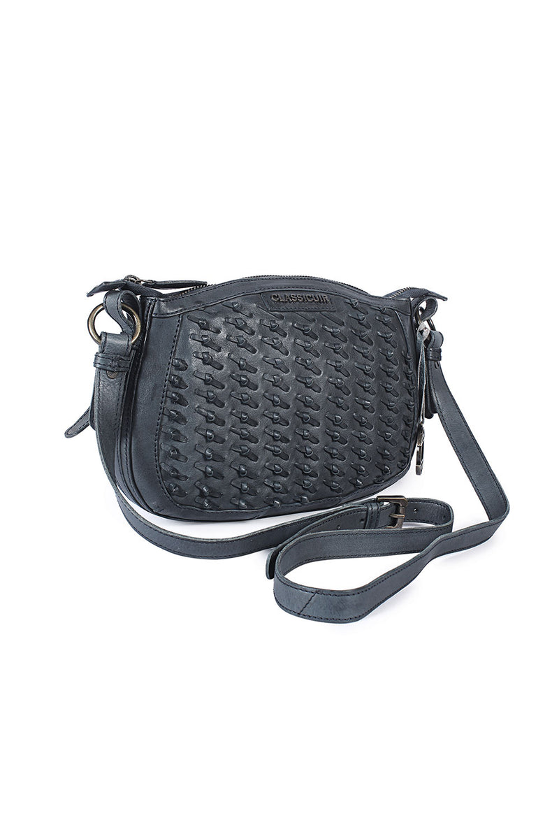MARSEILLE KNOTTED WEAVE CROSSBODY BAG