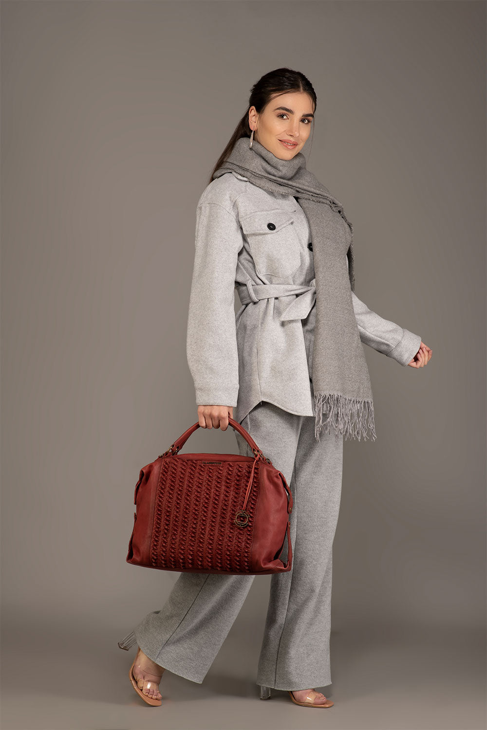 Marseille Knotted Weave Large Bowler Bag
