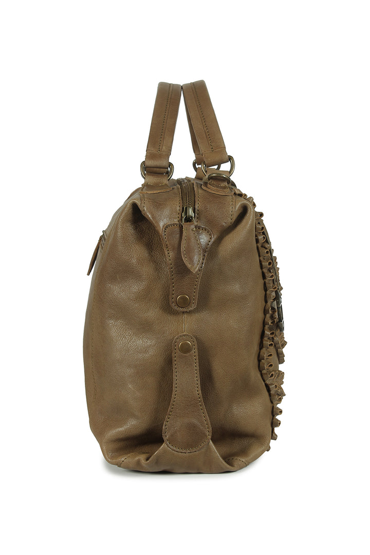 Rennes Leather Coiled Bowler Bag