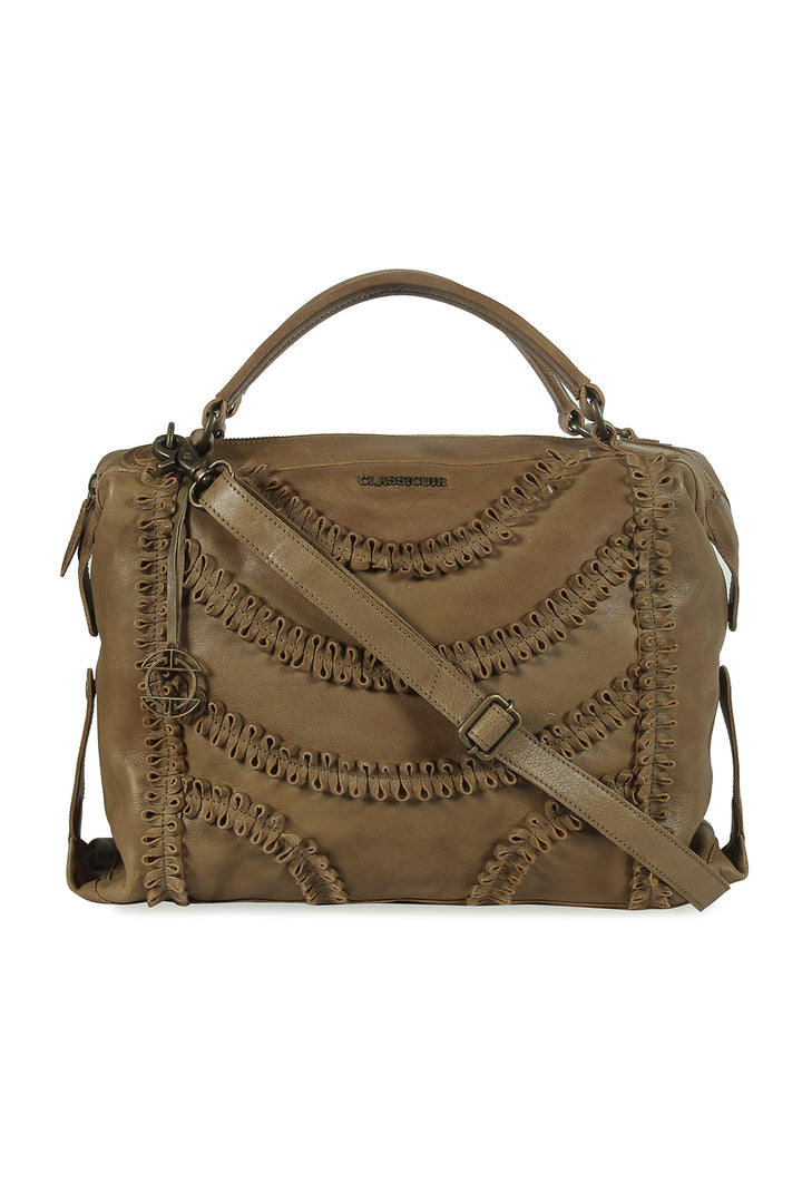 Rennes Leather Coiled Bowler Bag