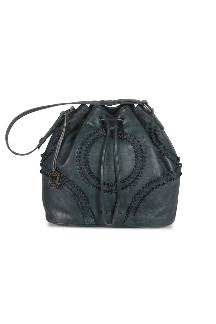 Rennes Leather Coiled Bucket Bag